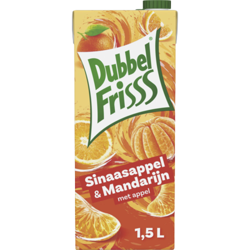 Dubbelfrisss  Sinaasapp/mandarijn