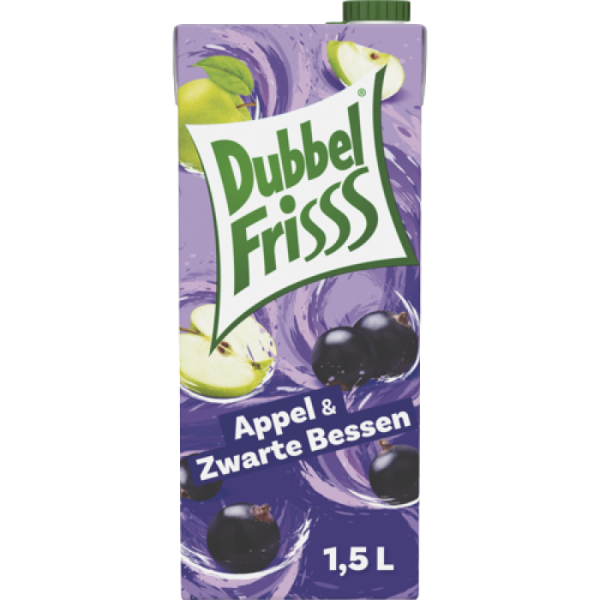 Dubbelfrisss Appel/Zwarte Bessen