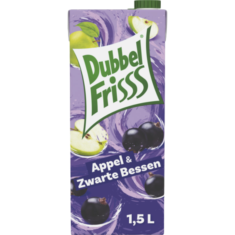 Dubbelfrisss Appel/Zwarte Bessen