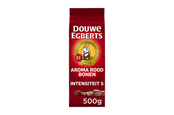 D.E Rood koffiebonen 500 gr