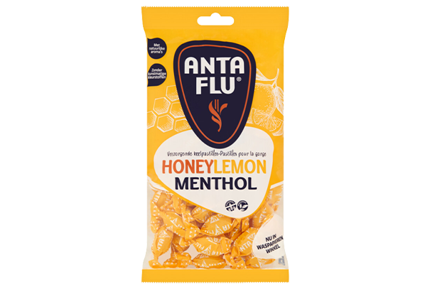 Anta-Flu Honing Lemon/Menth. 165 gr