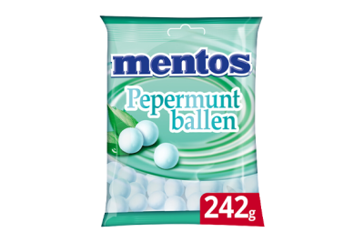 Mentos Pepermuntballen 242 gr