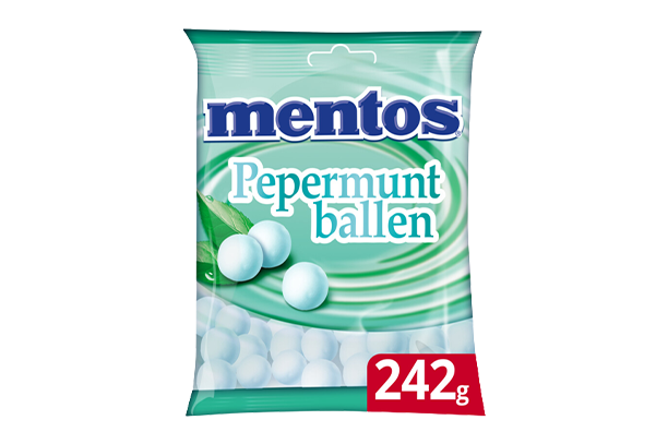 Mentos Pepermuntballen 242 gr