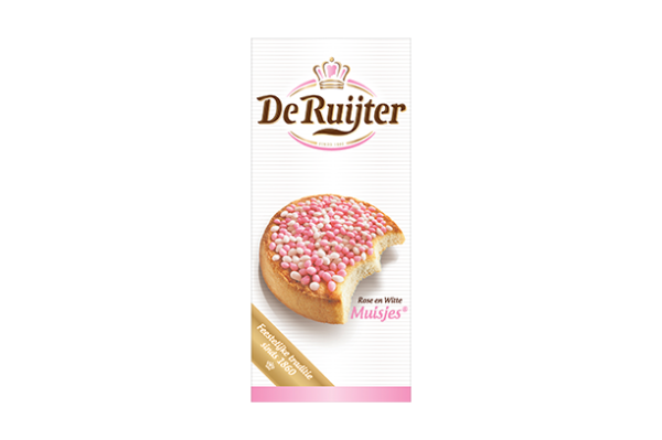 De Ruijter Rose/Witte Muisjes 330 gr