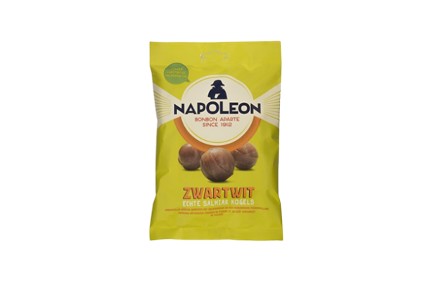 Napoleon zwart/wit 150 gr