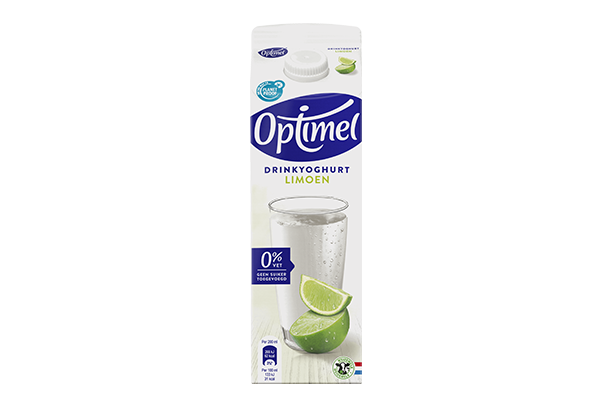 Optimel Drinkyoghurt Limoen 1 Ltr