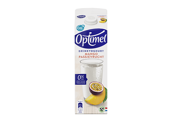Optimel Drinkyoghurt Mango/Passievrucht 1 Ltr