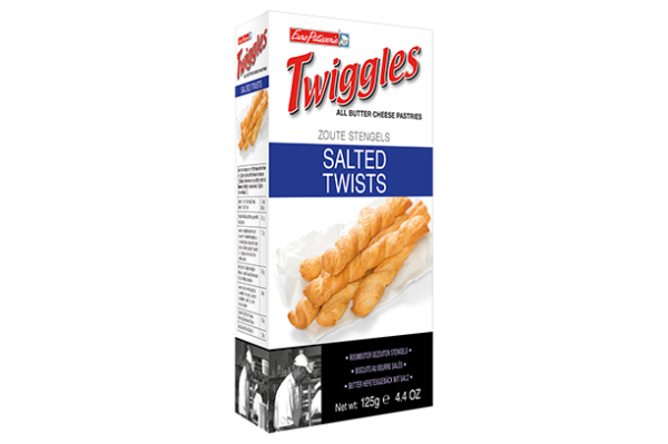 Twiggles zoute stengels 125gr