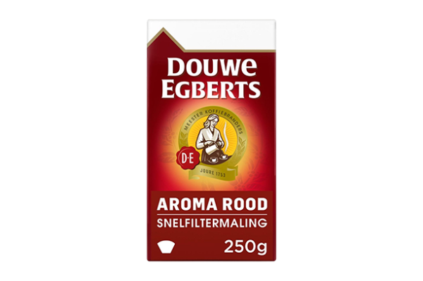 D.E Rood snelfilter 250 gr