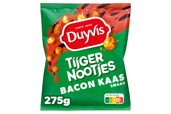Duyvis Tijgernt. Bacon/Cheese 275gr