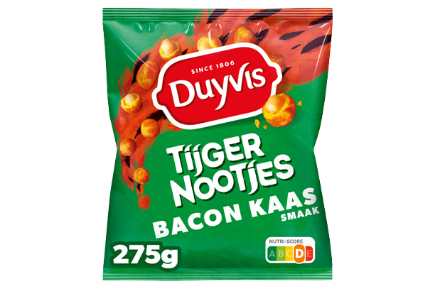 Duyvis Tijgernt. Bacon/Cheese 275gr