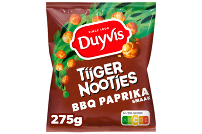 Duyvis Tijgernt. BBQ/Paprika 275gr