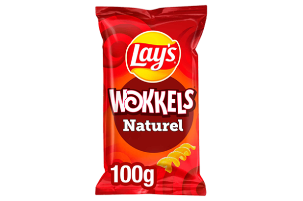 Lays Wokkels Naturel 100gr