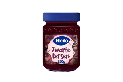 Hero zwarte Kersen Jam 350 gr